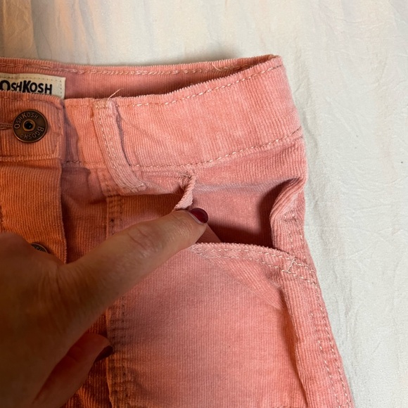 OshKosh B'gosh Coral‎ Button-Front Mini Skirt Size 5 - Picture 5 of 6